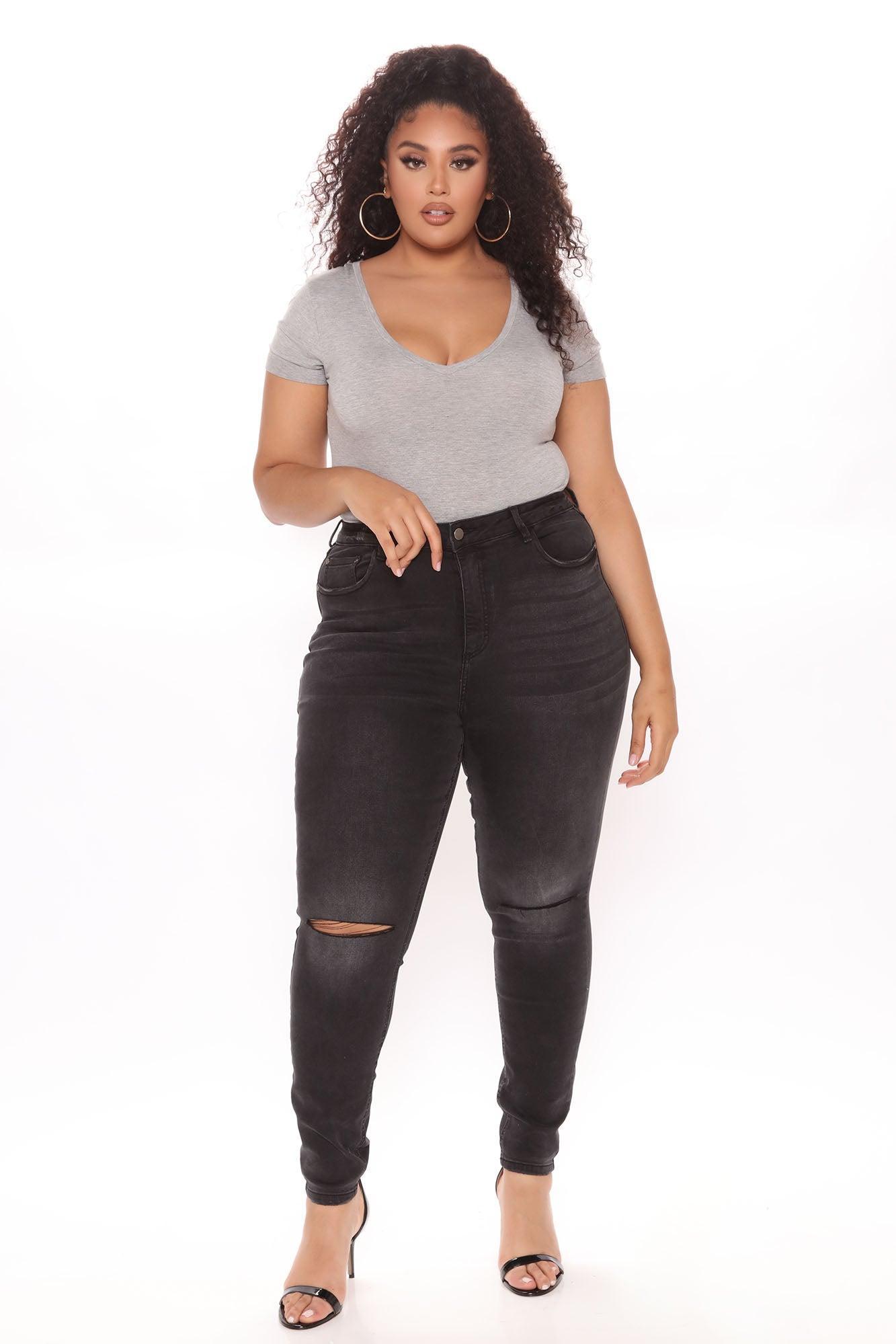 Favorite Tee Bodysuit - Heather Grey Product Image