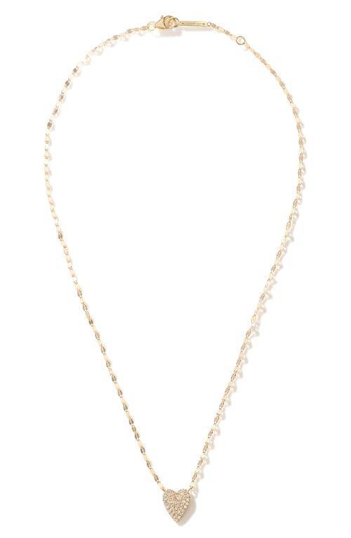 Womens Flawless 14K Yellow Gold & 0.33 TCW Diamond Heart Pendant Necklace Product Image