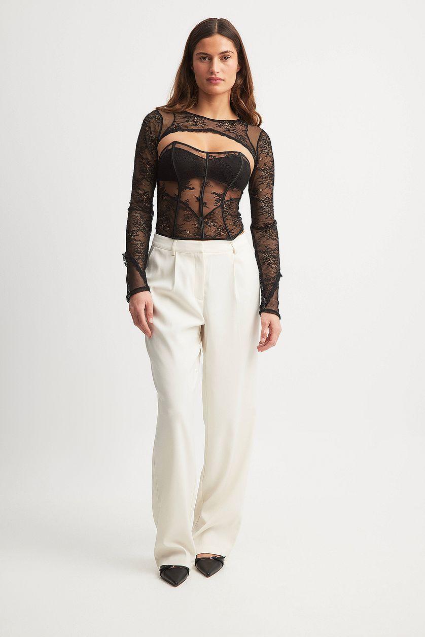 Panelled Lace Corset Product Image