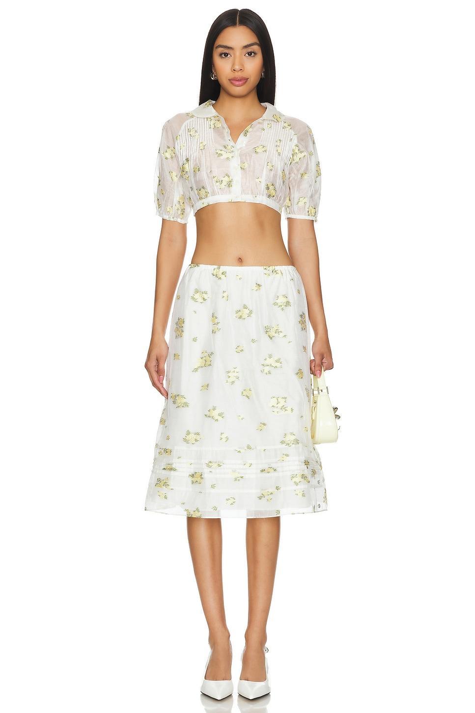 BLUSA DE GASA JACQUARD Product Image
