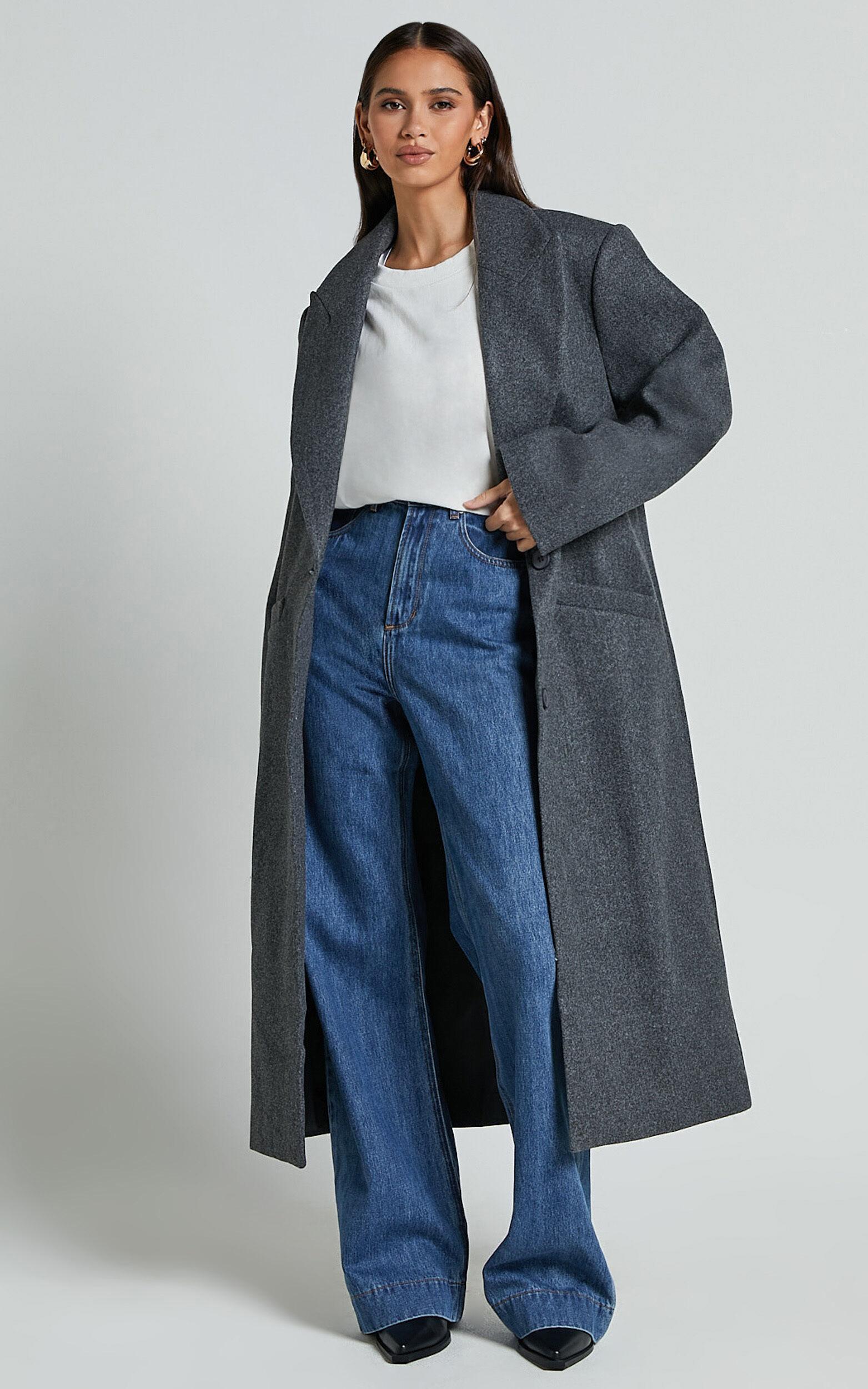 Lioness - Olsen Coat in Grey Marle Product Image