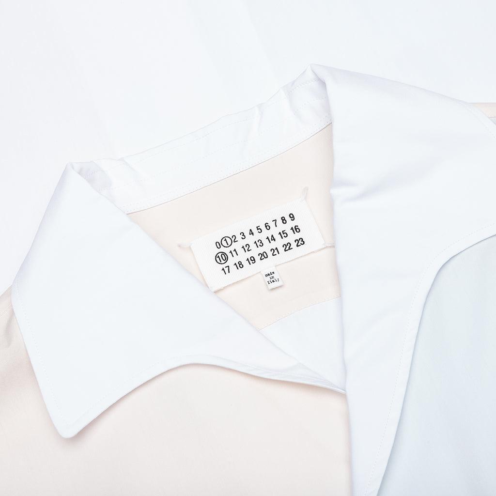 Short Sleeve Pocket Shirt - White/Cream/Light Blue Male Product Image