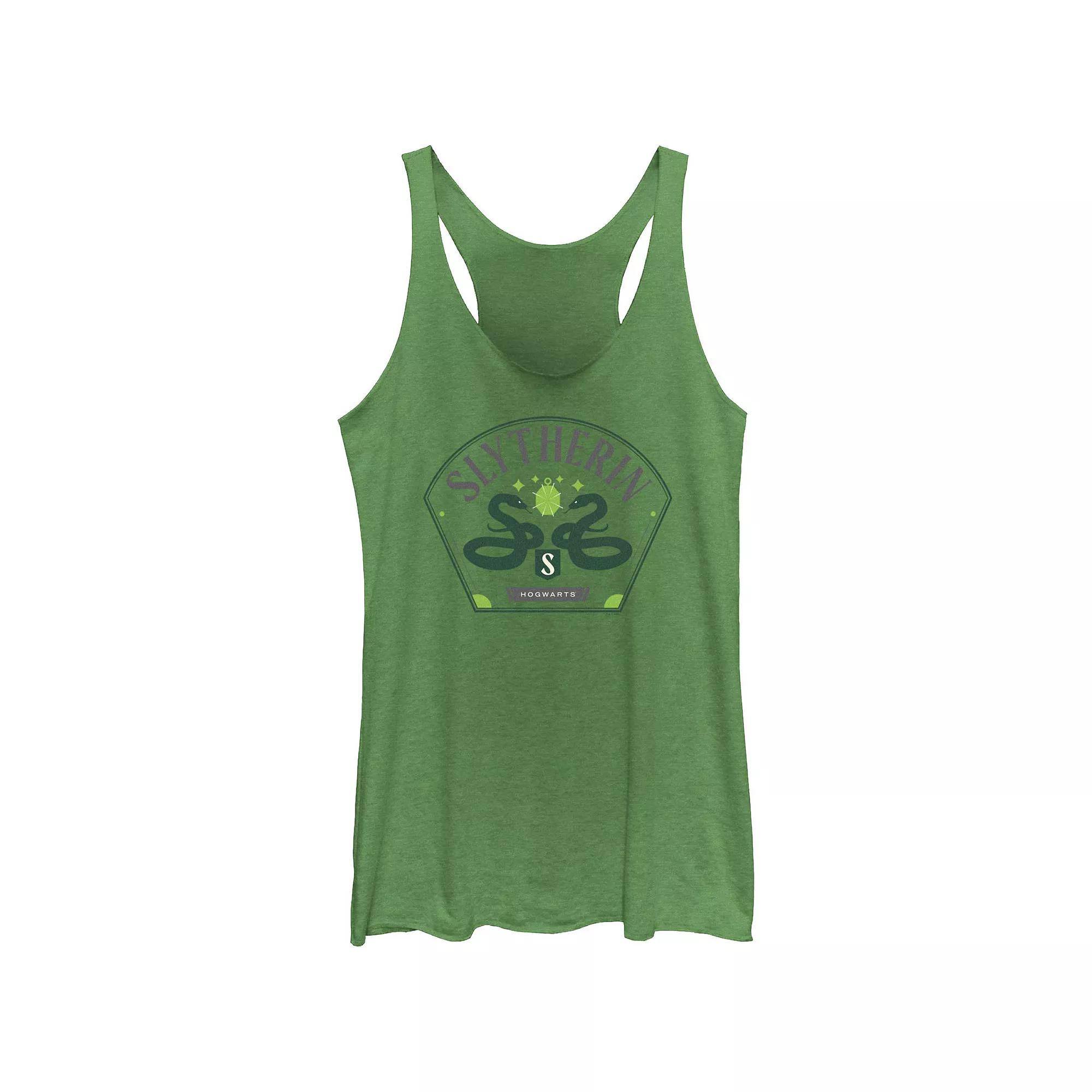 Juniors' Harry Potter Slytherin Snake Racerback Tank Top, Girl's, Size: Large, Envy Product Image