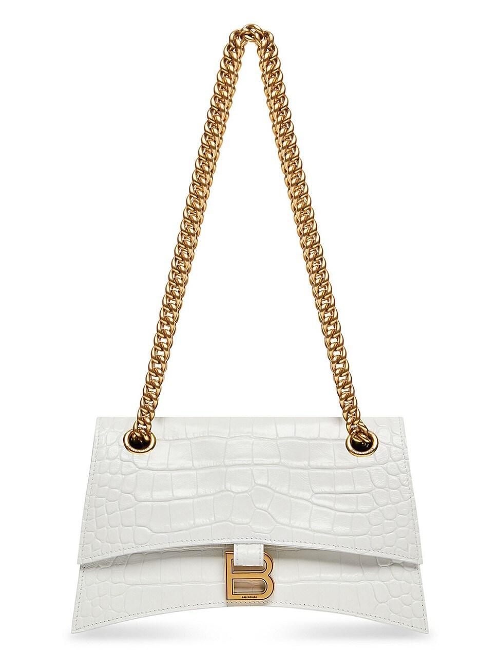Womens Crush Small Chain Bag Crocodile Embossed Product Image