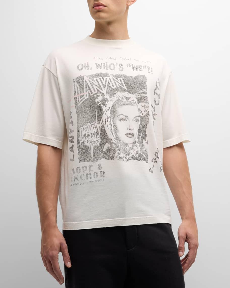 Mens Lanvin x Future Unisex Loose-Fit Printed T-Shirt Product Image