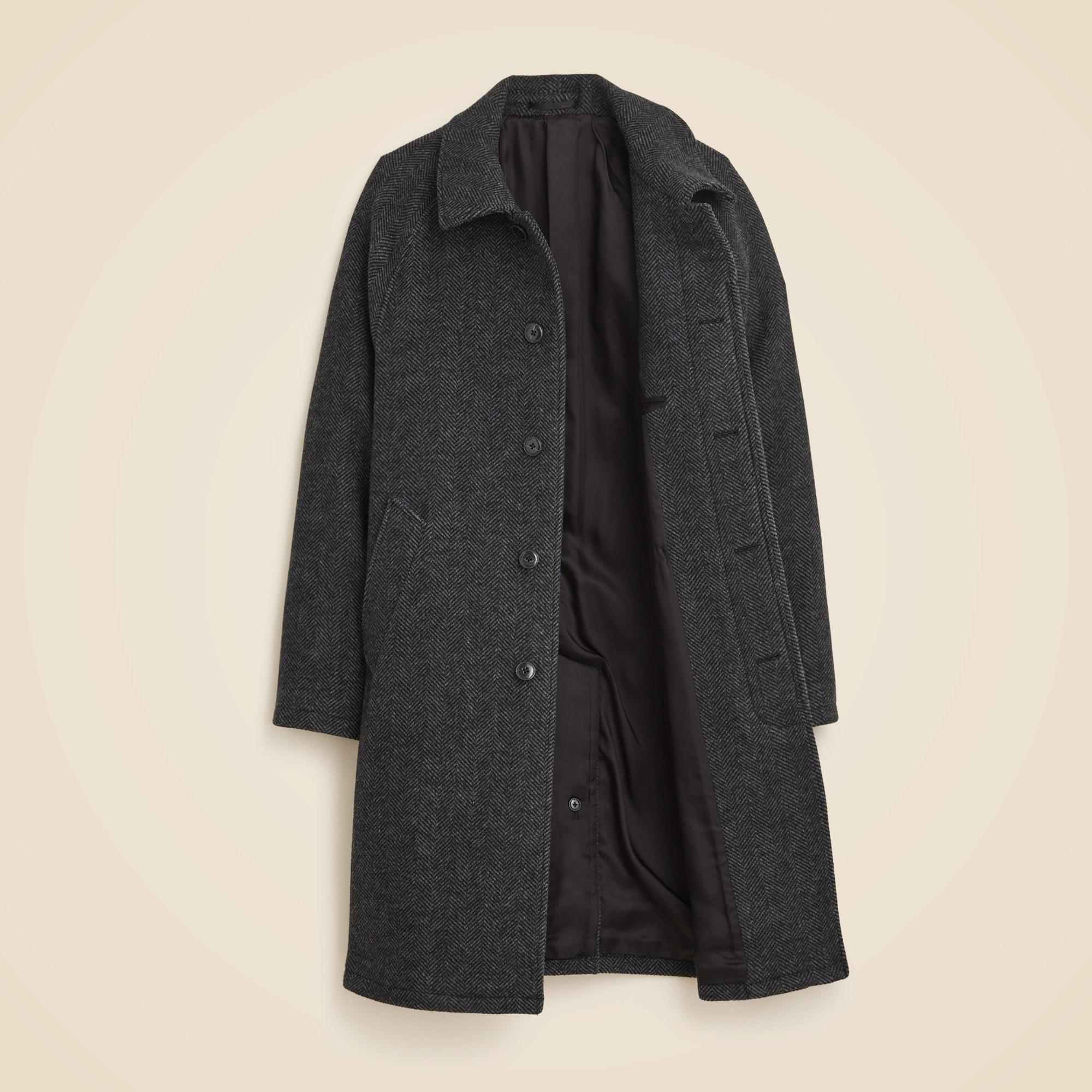 Rivington car coat in wool-blend herringbone Product Image