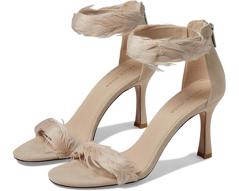Allie Crocodile-Embossed Leather Sandals Product Image