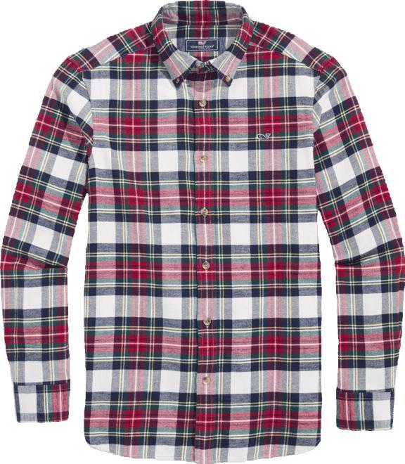 Vineyard Flannel Plaid Shirt Product Image