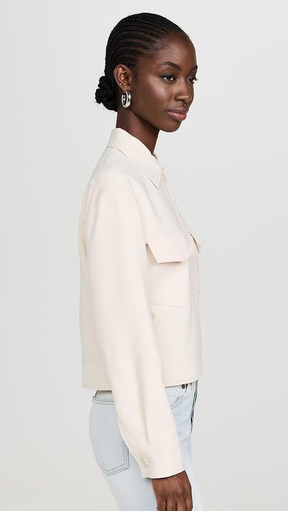 Susana Monaco Pebble Weave Oversized Cargo Jacket 7" | Shopbop Product Image