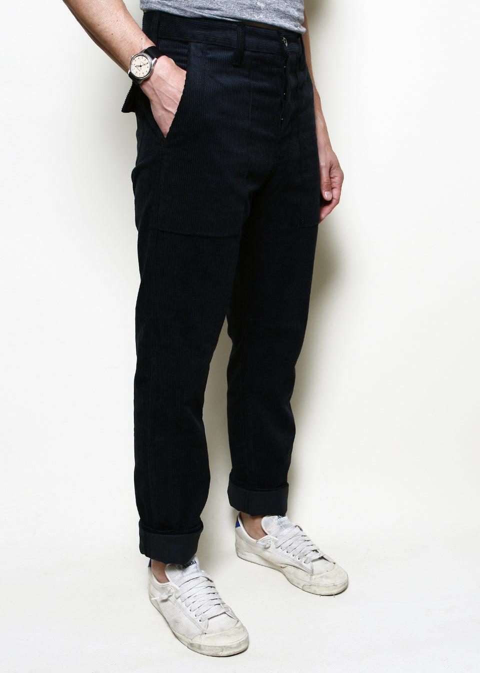 Fatigue Pants // Black Corduroy Product Image