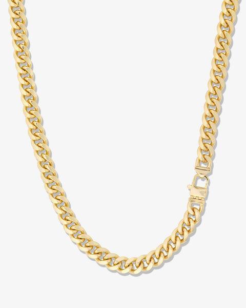 Julian Cuban Chain Necklace 10.8mm - Gold Product Image