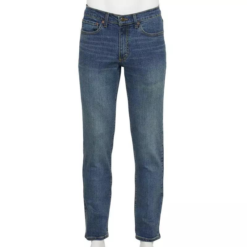 Mens Sonoma Goods For Life Slim-Fit Everyday Jean Medium Heritage Blue Product Image