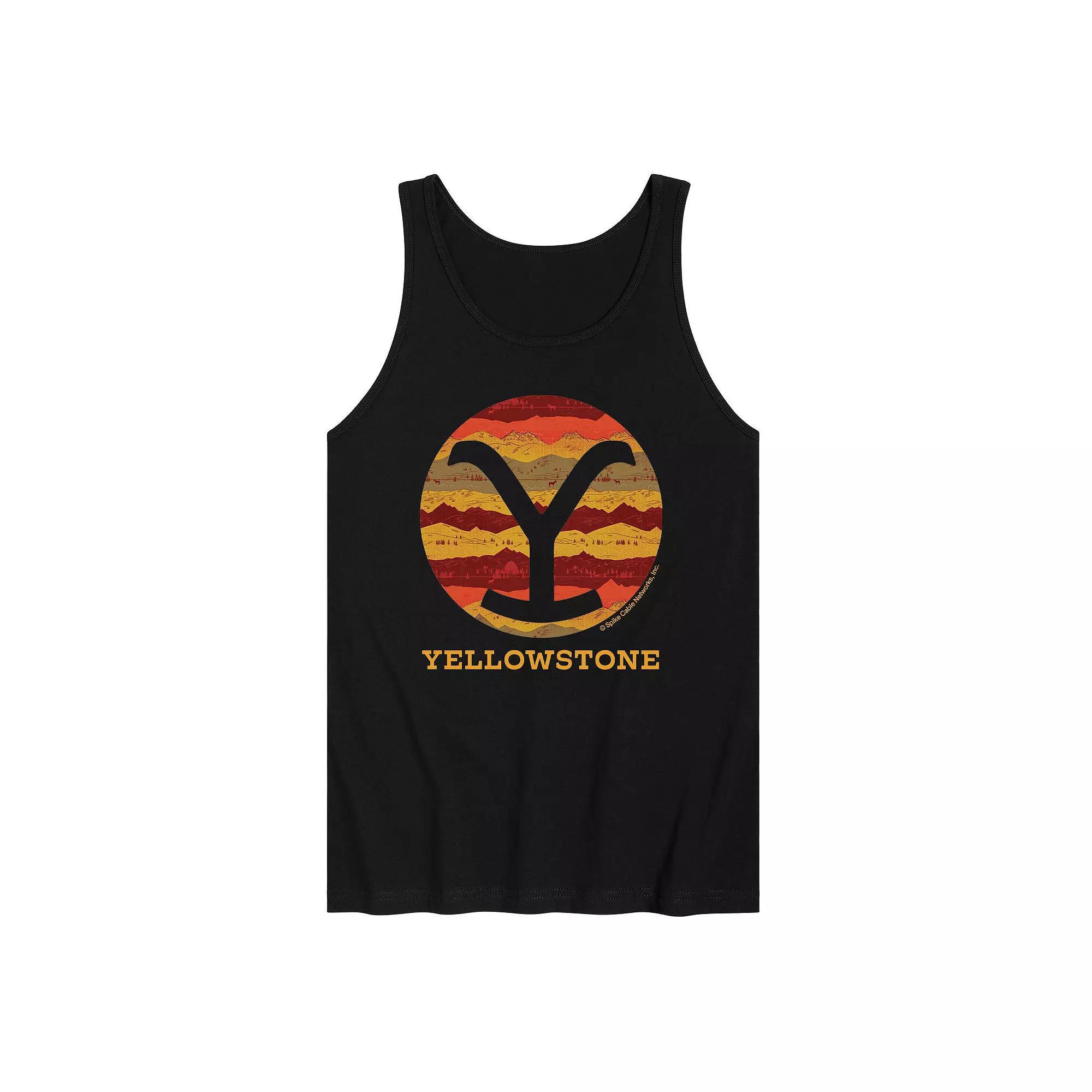 Mens Yellowstone Pattern Y Tank Top Product Image