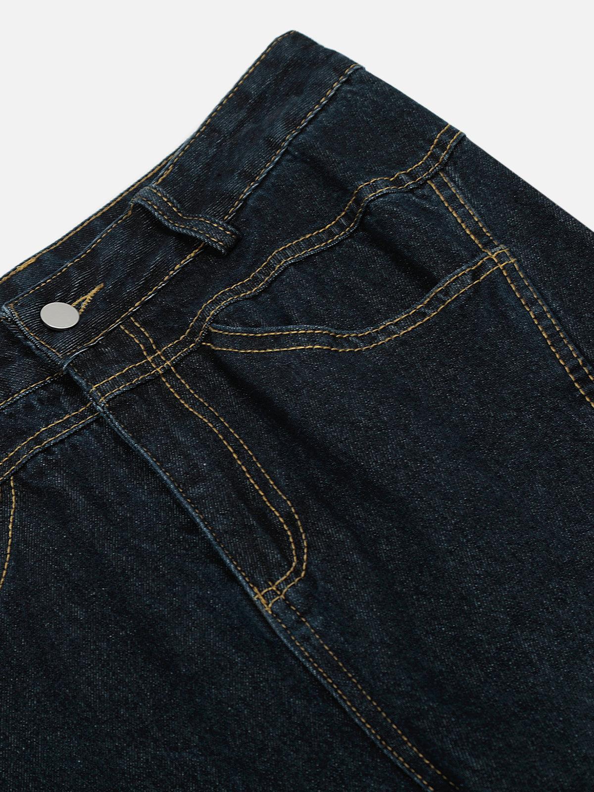 Aelfric Eden Pleated Super Baggy Barrel Jeans Product Image