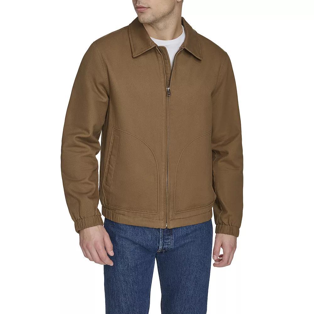 Men's Levi's® Cotton Jacket with Laydown Collar, Size: Large, Worker Brown Product Image