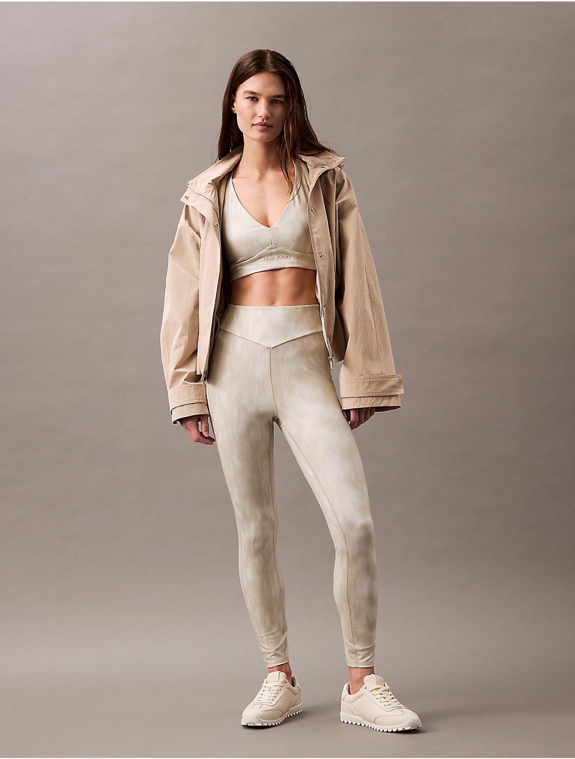 Calvin Klein Womens Soft Stretch Sport 7/8 Leggings - Grey Product Image