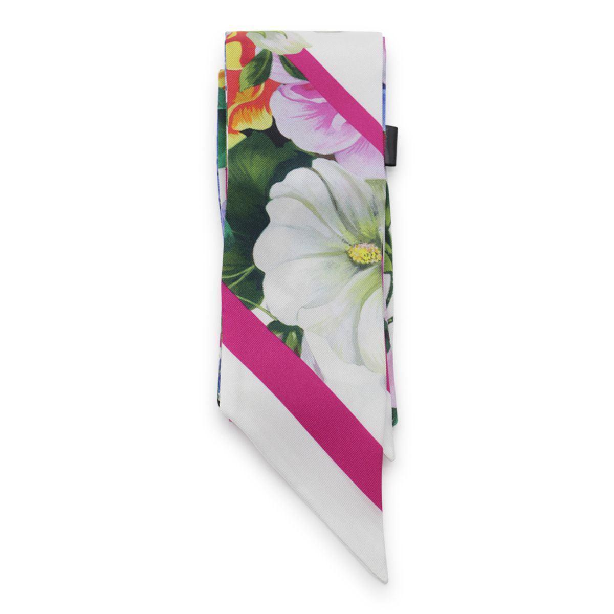 DOLCE & GABBANA Multicolor Silk Scarves In Mix Fiori Product Image