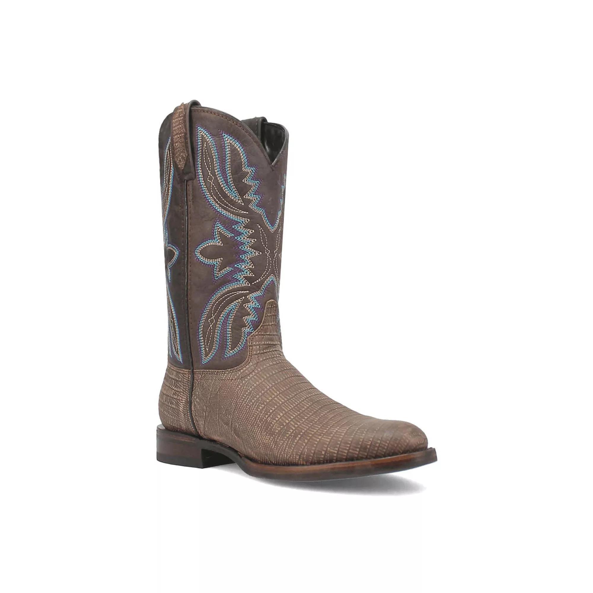 Dingo Saw Buck Mens Leather Boots Silver Product Image