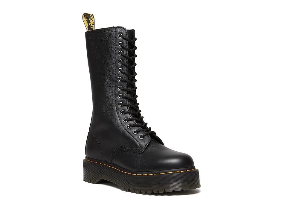 1B99 Pisa Leather Mid Calf Lace Up Boots Product Image