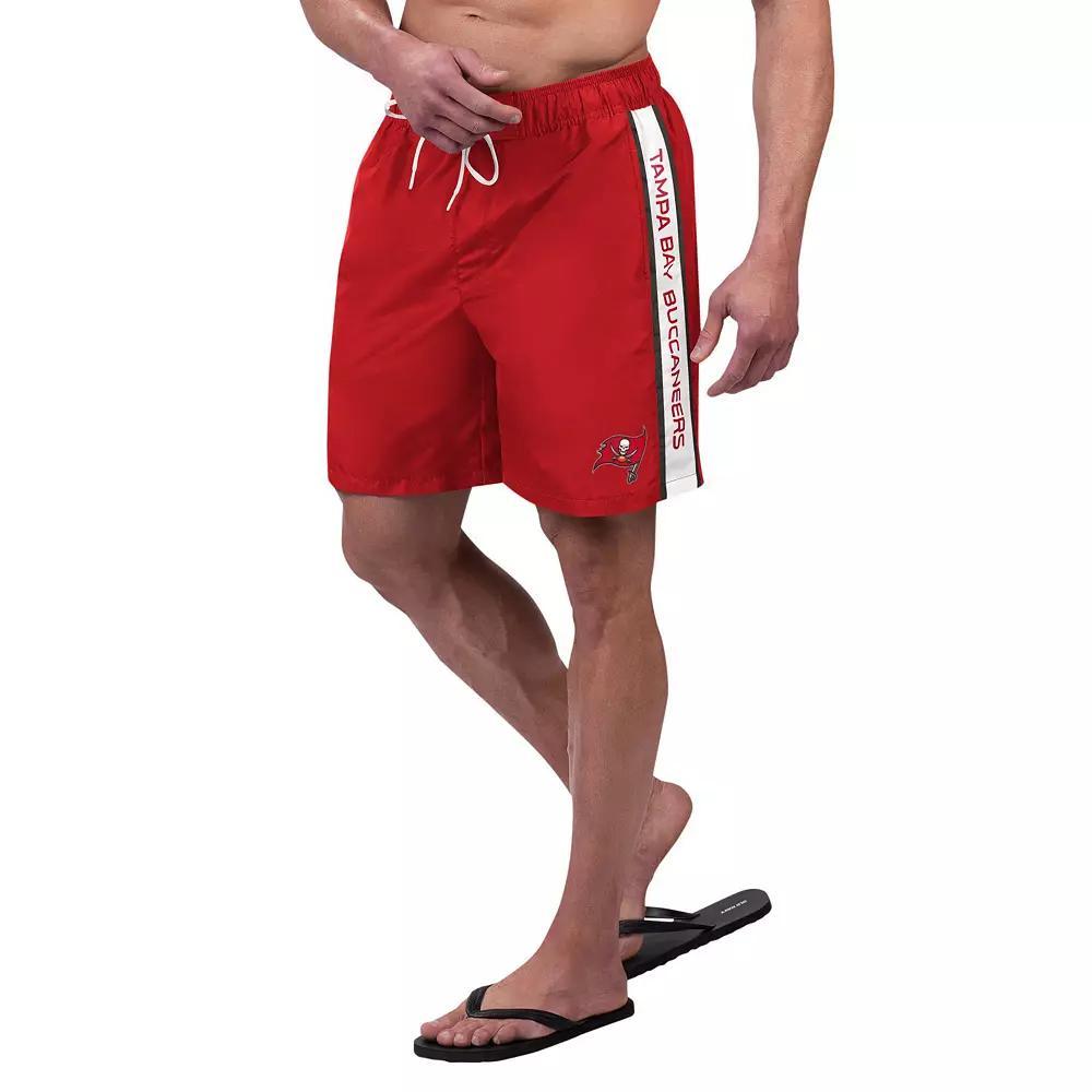 Men's G-III Sports by Carl Banks Navy Tennessee Titans Streamline Volley Swim Shorts, Size: Medium, Blue Product Image