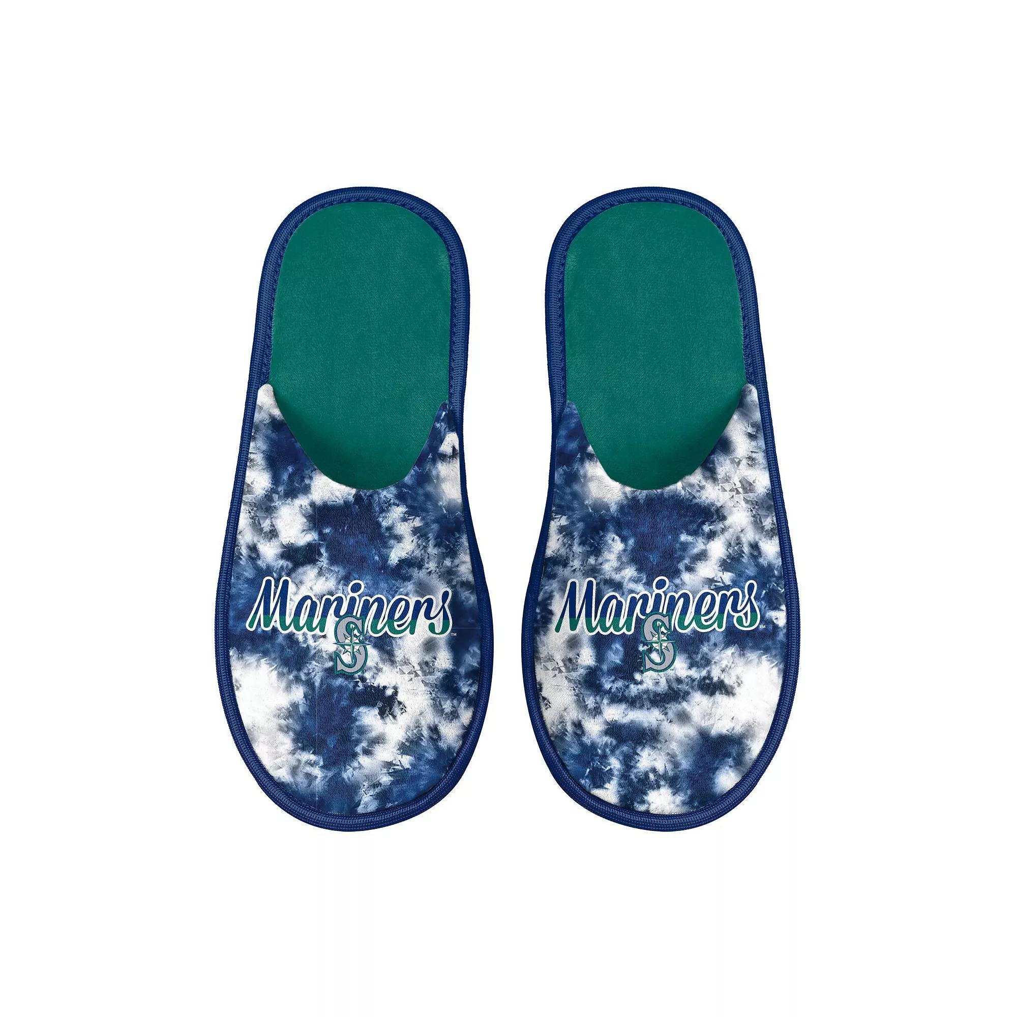 Women's FOCO Seattle Mariners Team Scuff Slide Slippers, Size: XL, Blue Product Image