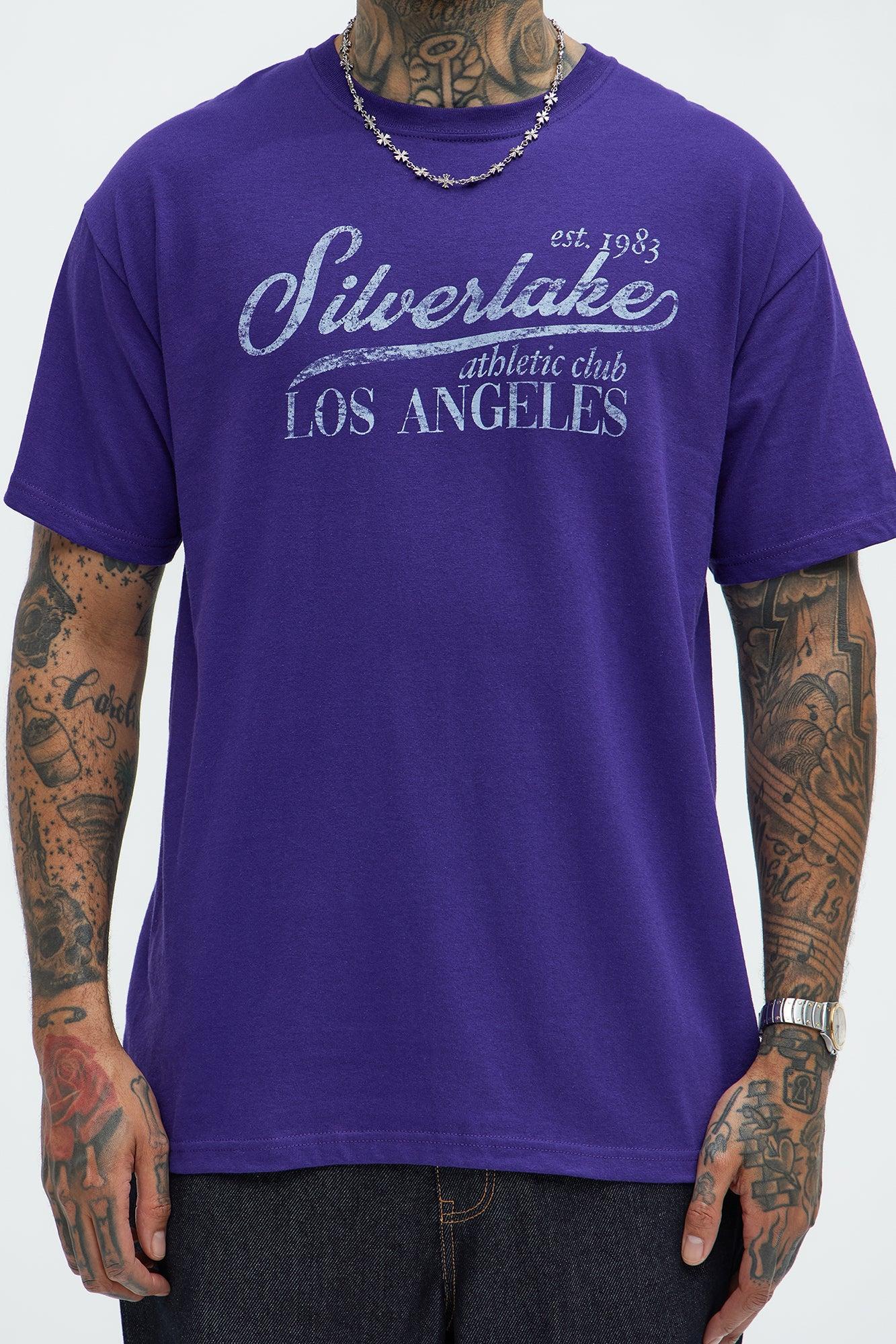 Silverlake Athletic Club Short Sleeve Tee - Purple Product Image