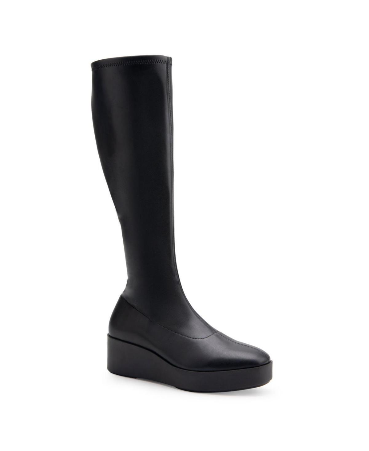 Aerosoles Cecina Women's Wedge Knee-High Boots, Size: 9.5, Black Product Image
