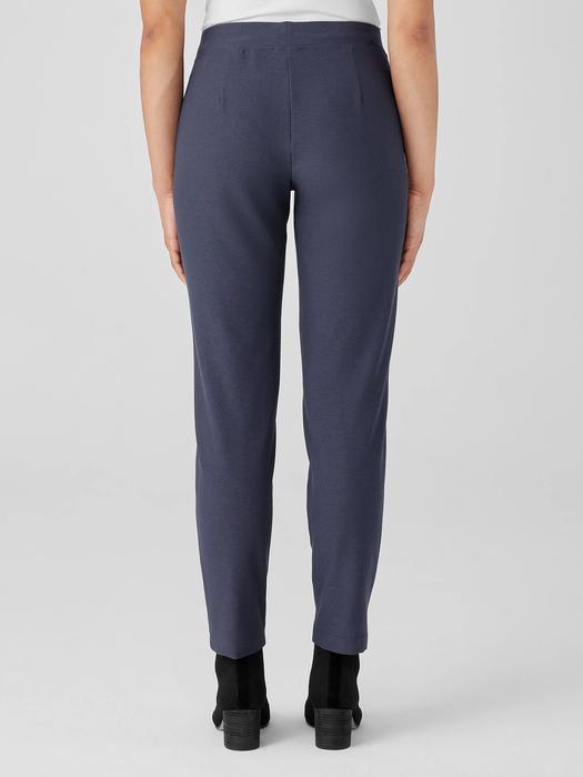 Navy J.Mueser Wool Linen Tab Trouser Product Image