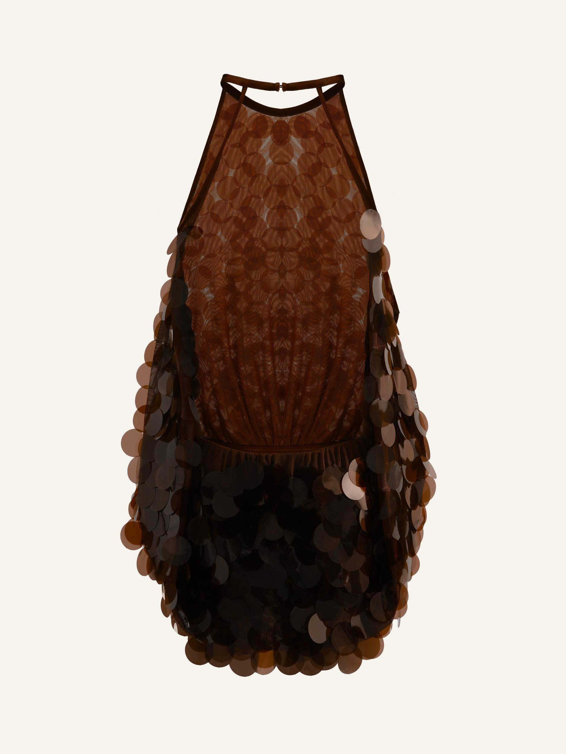 Museum jumpsuit in Tan Product Image