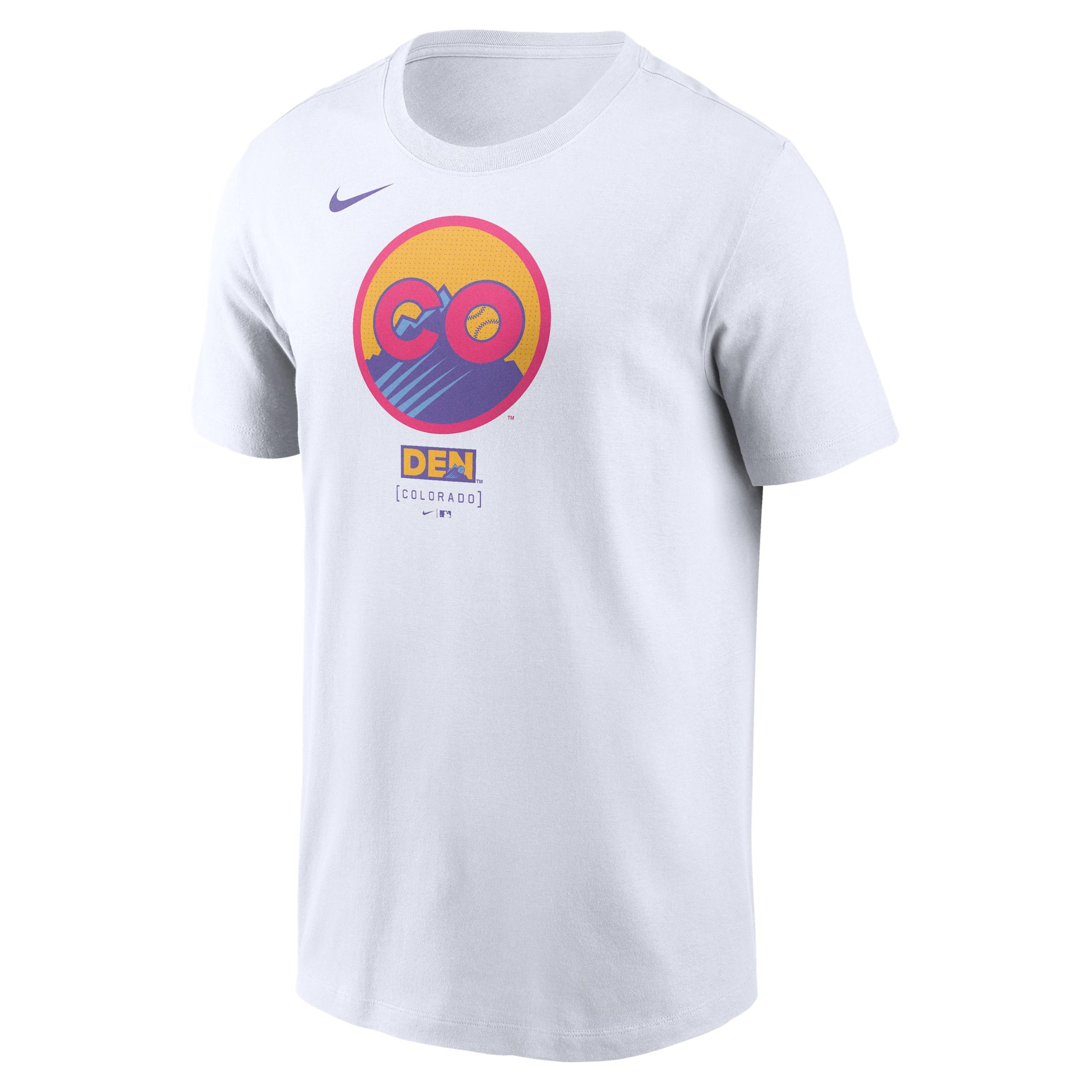Colorado Rockies City Connect Large Logo Nike Men's MLB T-Shirt Product Image