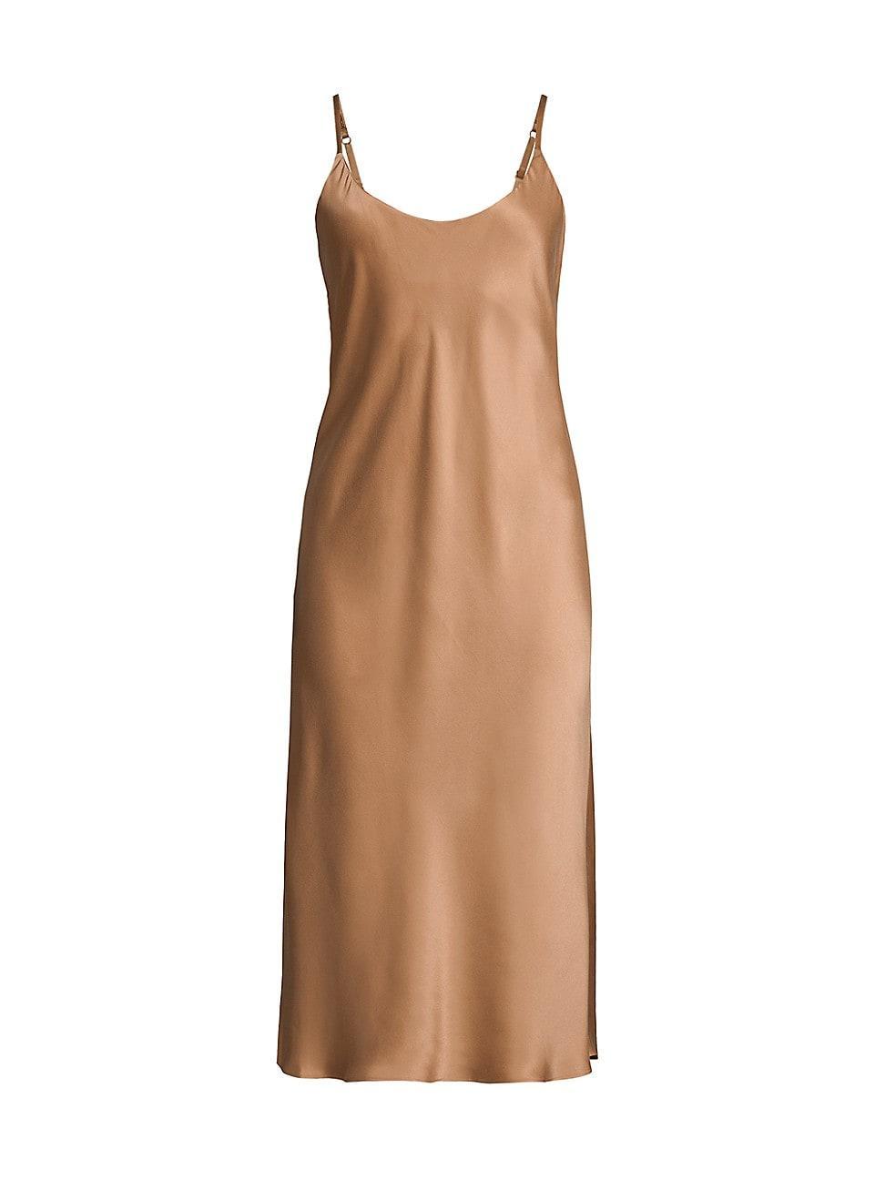 Womens Washable Silk Slip Dress Product Image