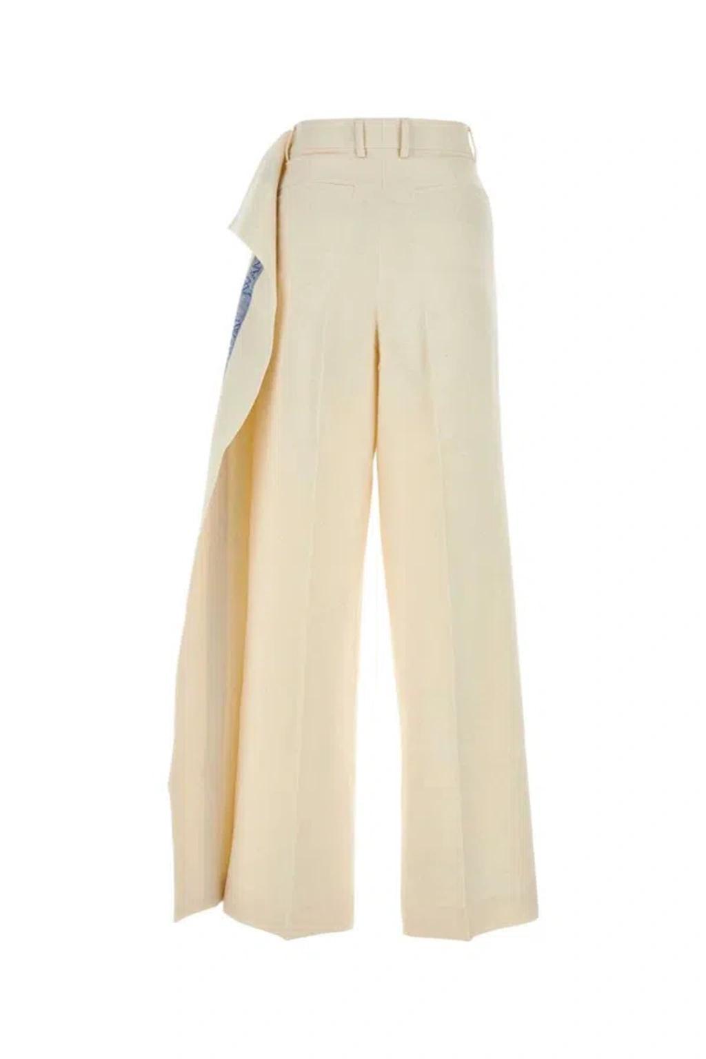 JW ANDERSON J.w. Anderson Side Panel Trousers In Beige Product Image