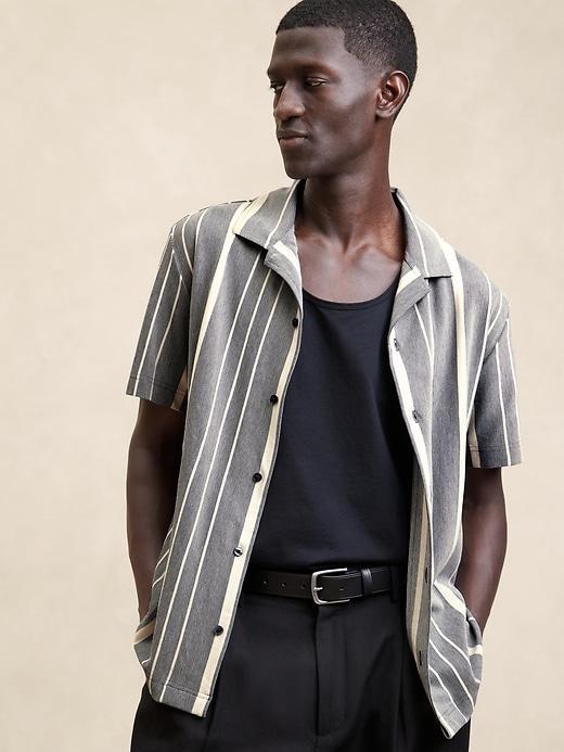 Luxury-Touch Pique Resort Shirt Product Image