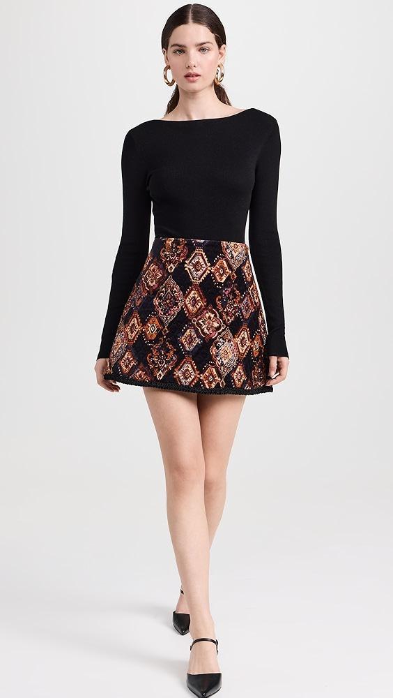 Cara Cara Chrissy Velvet Skirt | Shopbop Product Image