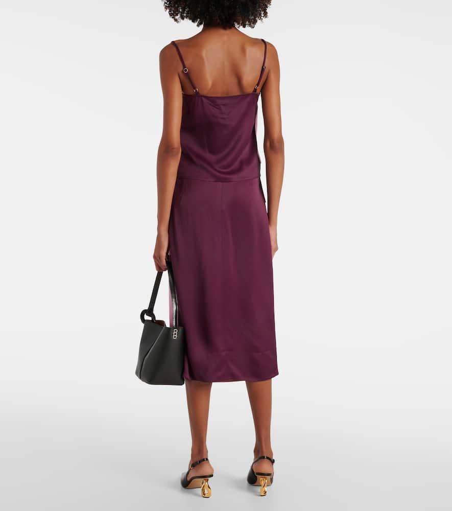 JW ANDERSON Twisted Camisole In Purple Product Image