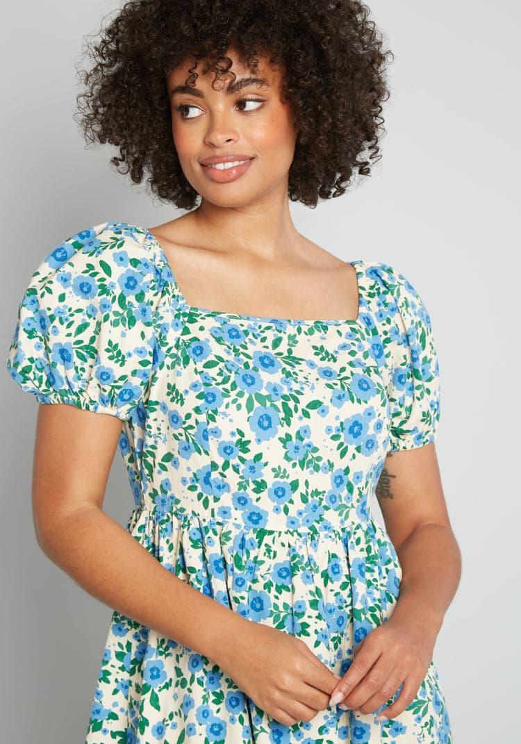 Dreamy and Demure Mini Dress Product Image