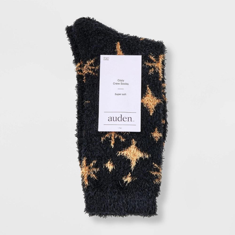 Womens Stars Cozy Crew Socks - Auden 4-10 Product Image
