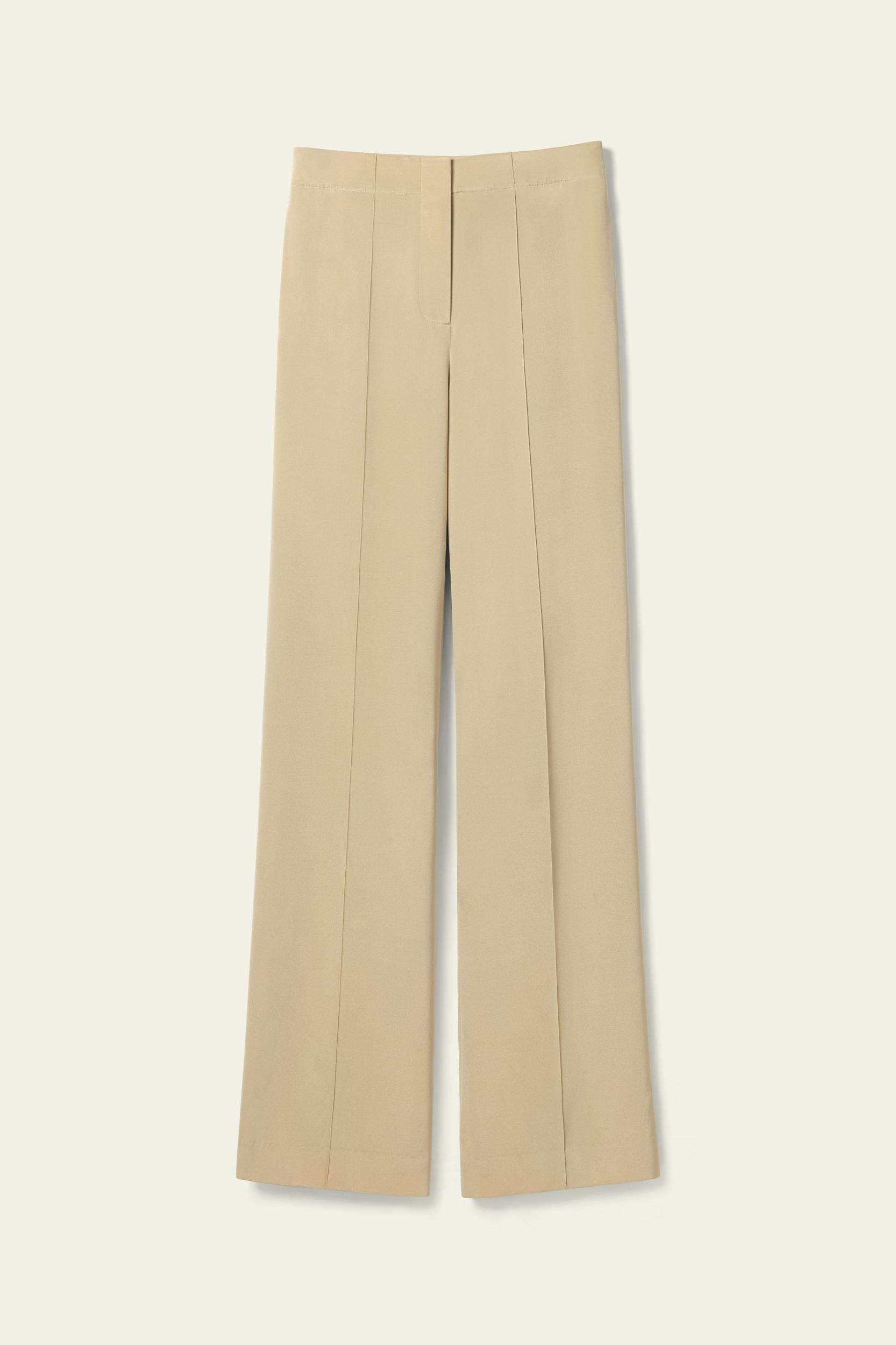Minimalist Silk Crêpe Pant Product Image