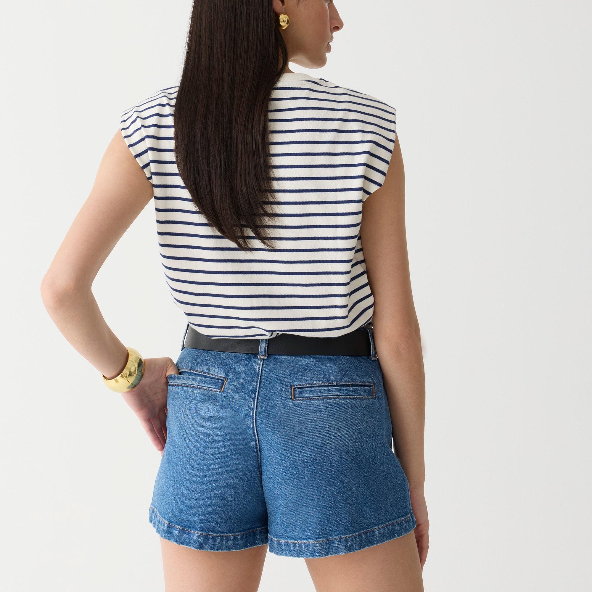 Patch-pocket denim short in Hillside wash Product Image