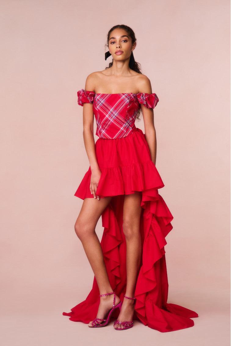 Maryjane Tartan Bustier Top Product Image