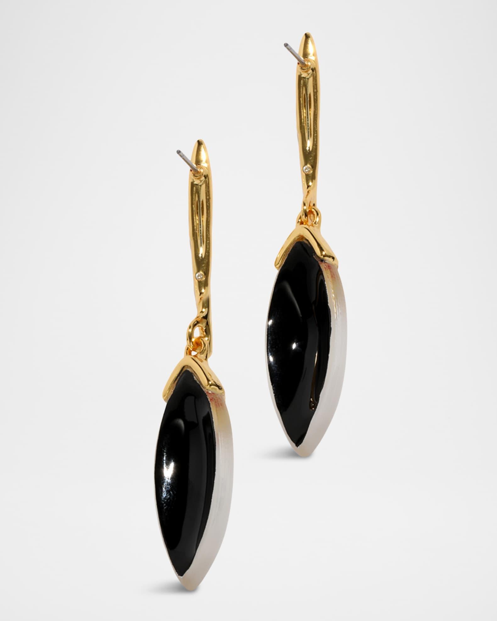 Luminous Lucute Shield Drop Earrings Product Image