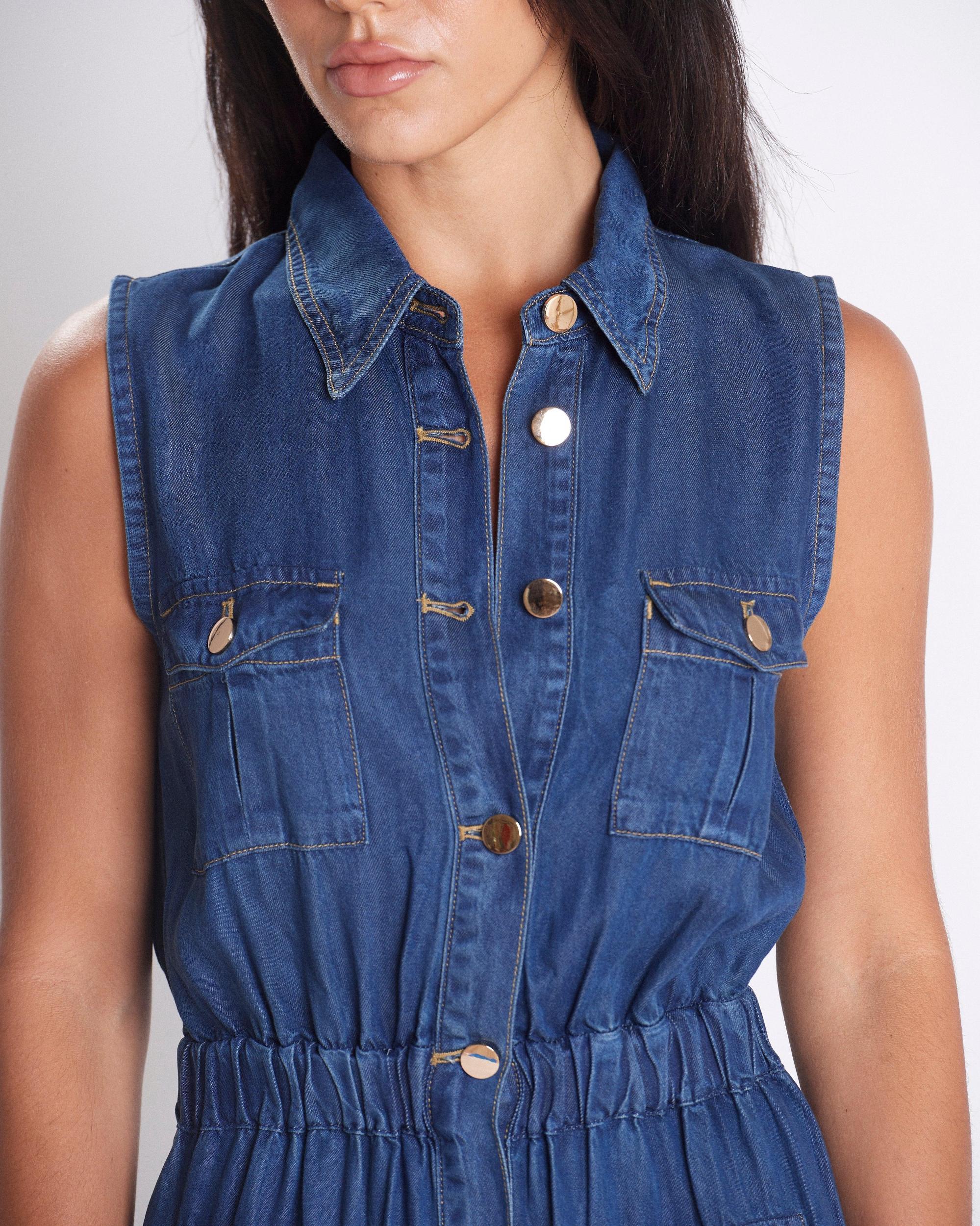 Triana Denim Dress Product Image