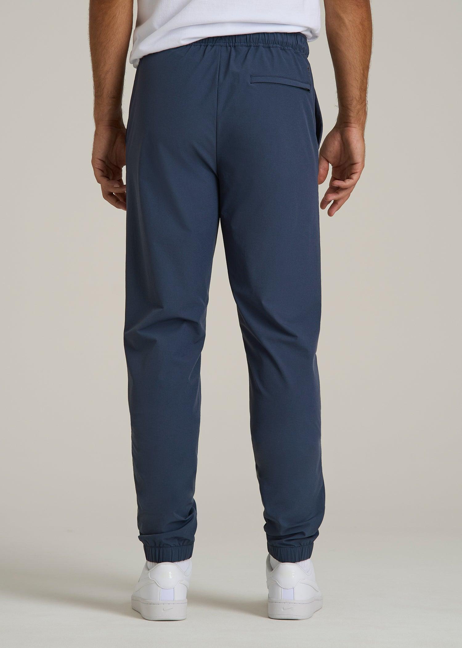 Flex Nylon Joggers for Tall Men in Navy Blue Male Product Image