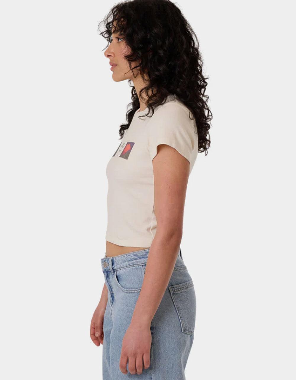 THRILLS Pure Delusion Womens Baby Tee - OFF WHITE Product Image