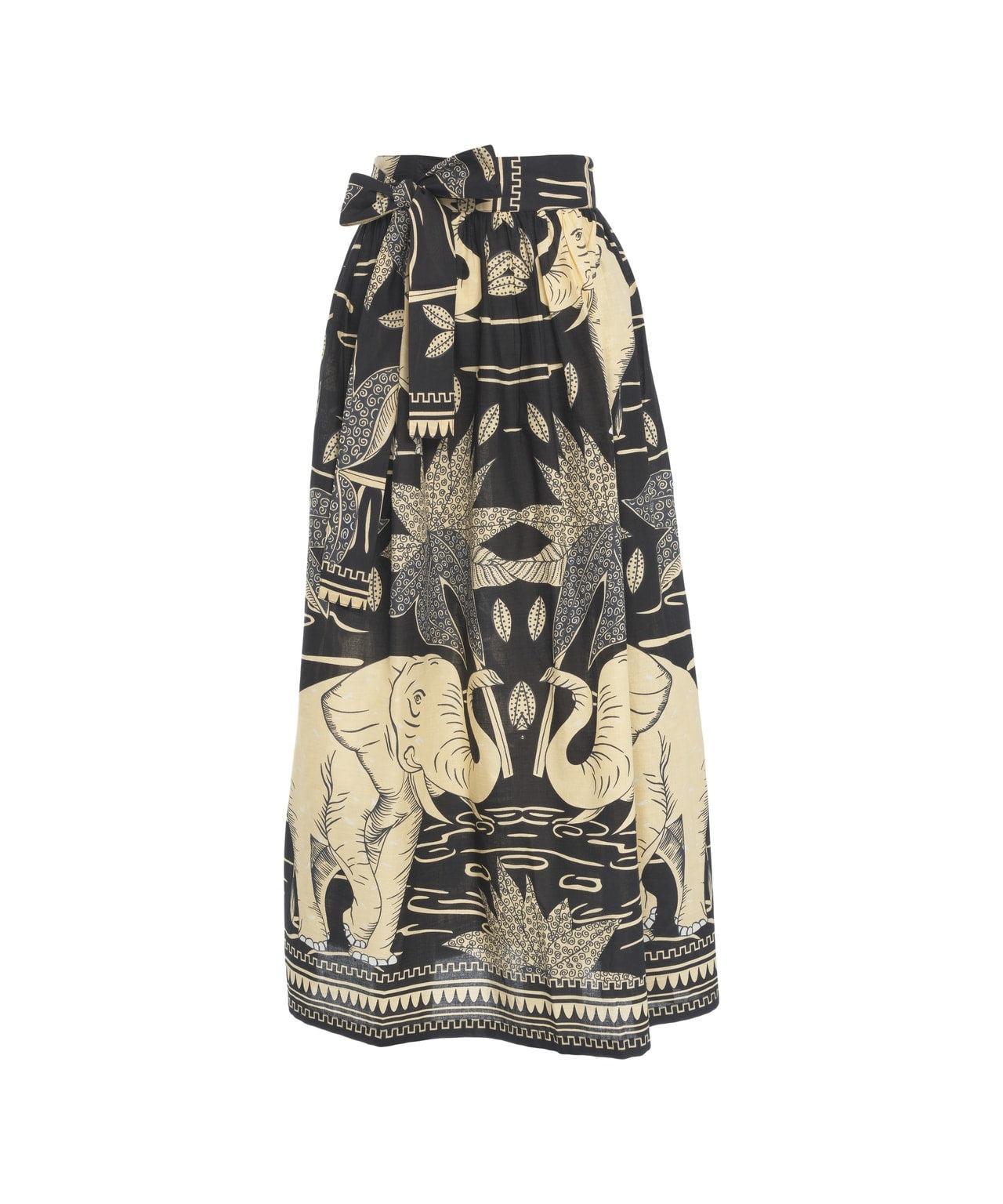 Maxi skirt with print 'Katrina' Product Image