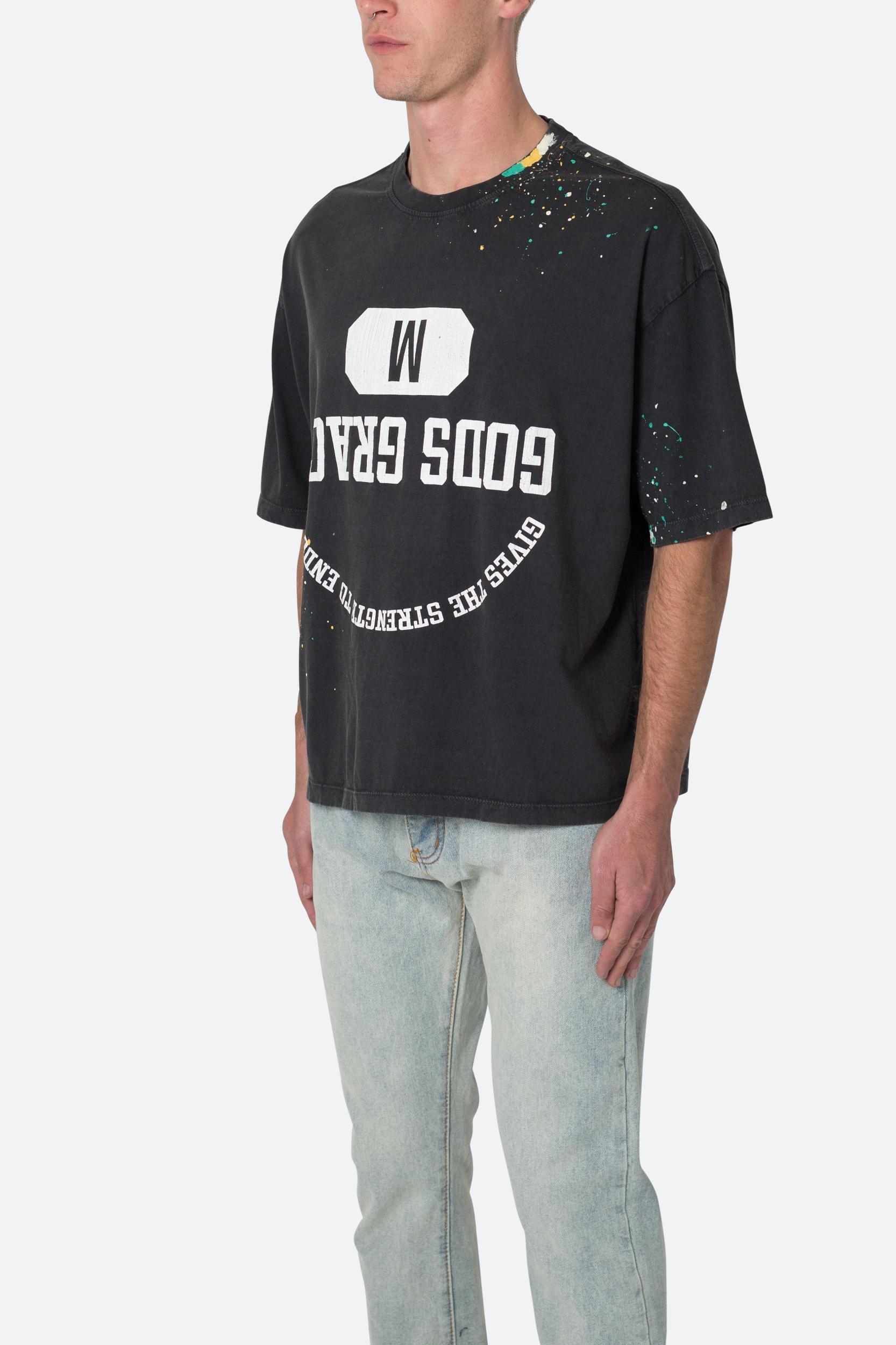 Gods Grace Vintage Tee - Washed Black Product Image
