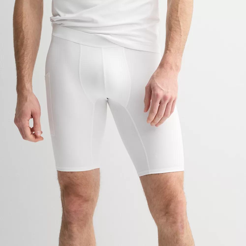Men's Tek Gear® Base Layer Shorts, Size: Large, Modern White Product Image