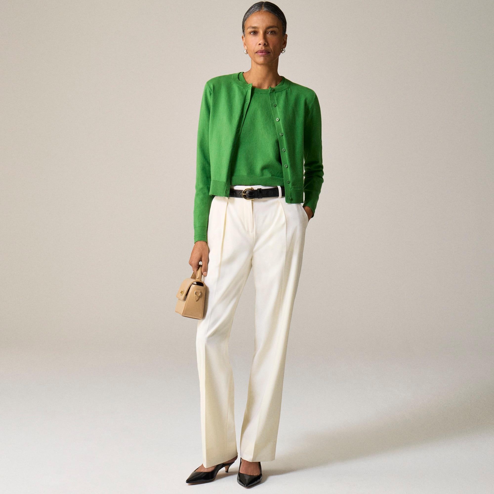 Jackie sweater shell in premium ultra-fine cotton Product Image