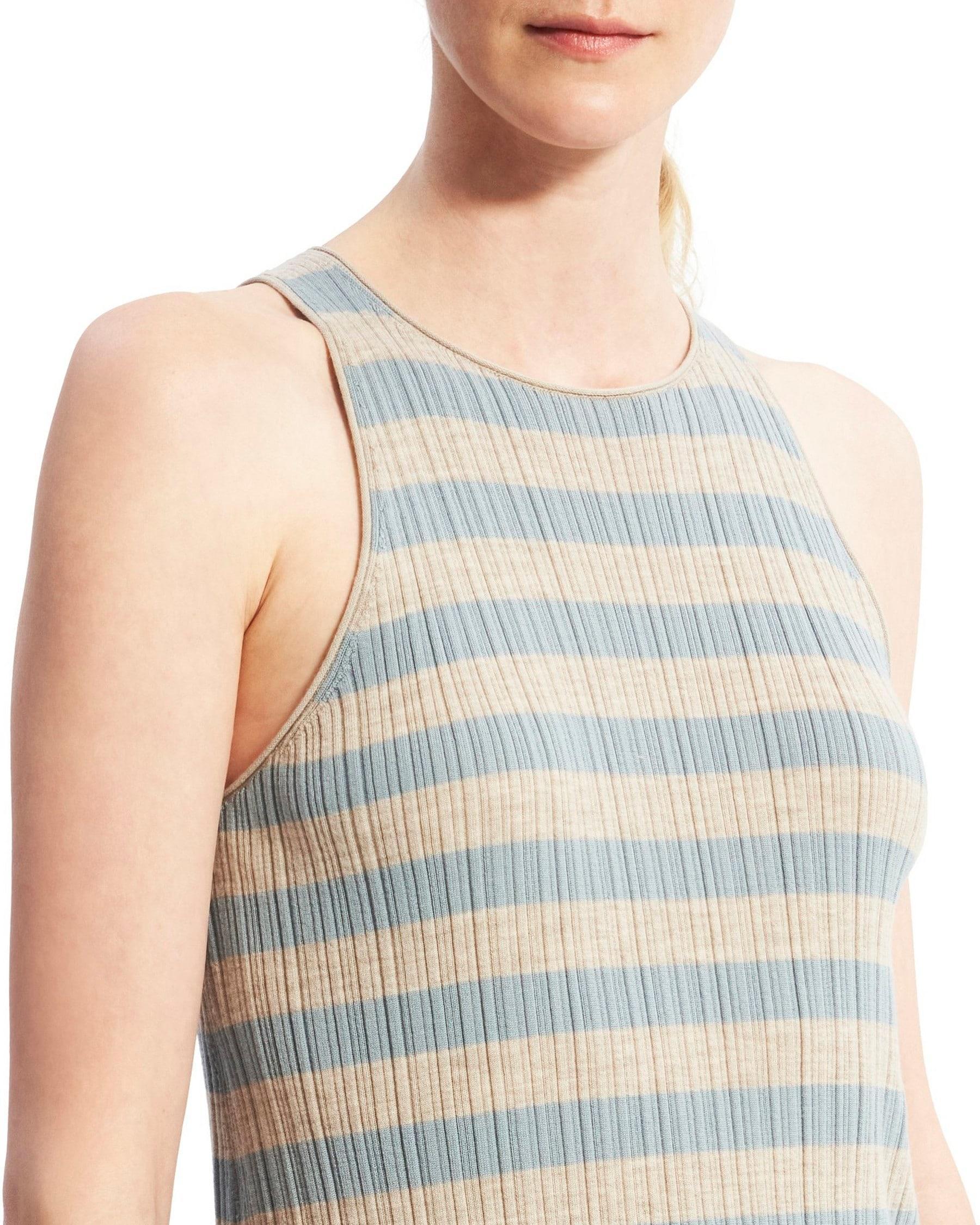 Striped Tank Top in Merino Wool Product Image