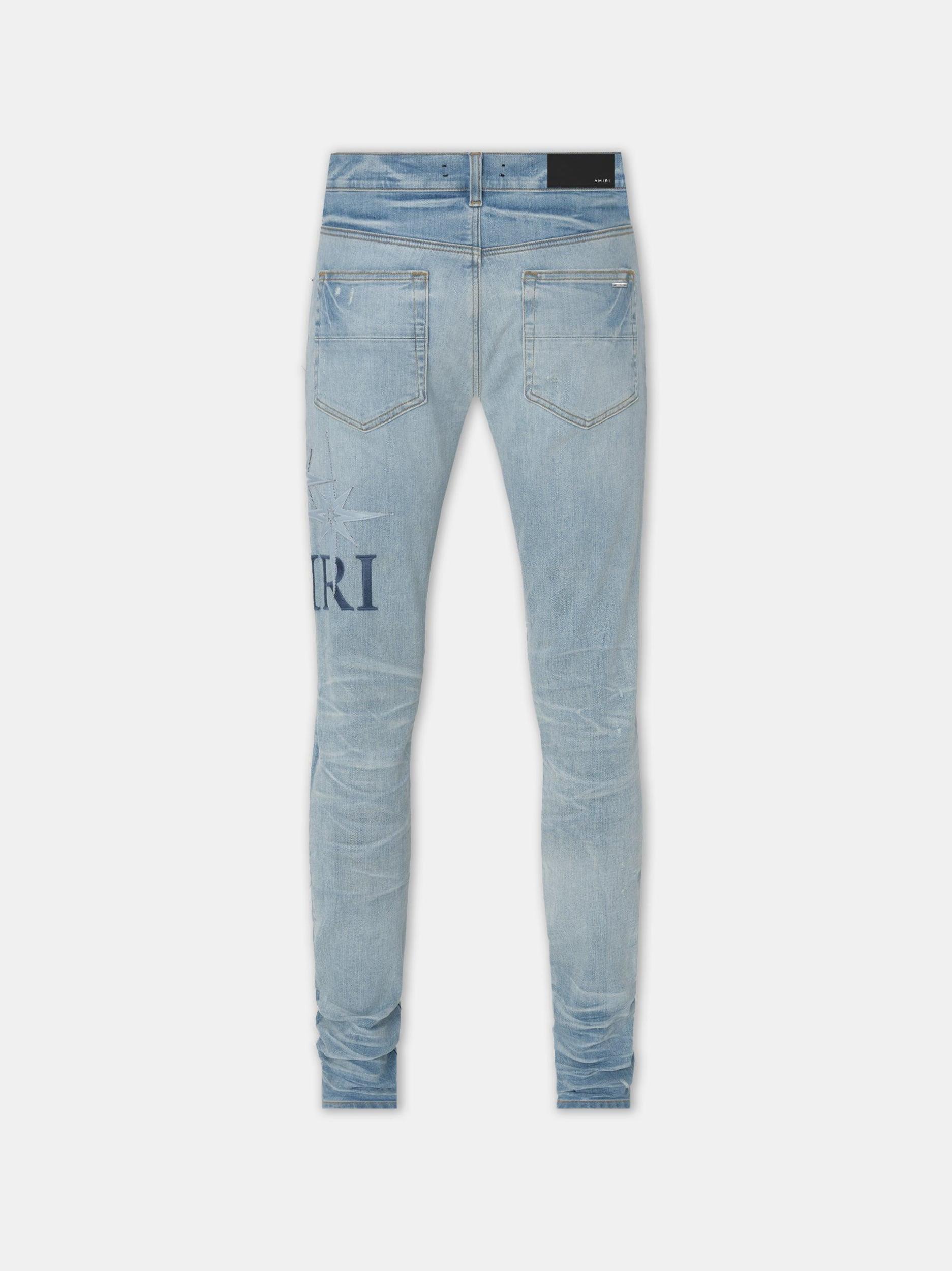 STARBURST APPLIQUE SKINNY JEAN - Perfect Indigo Product Image